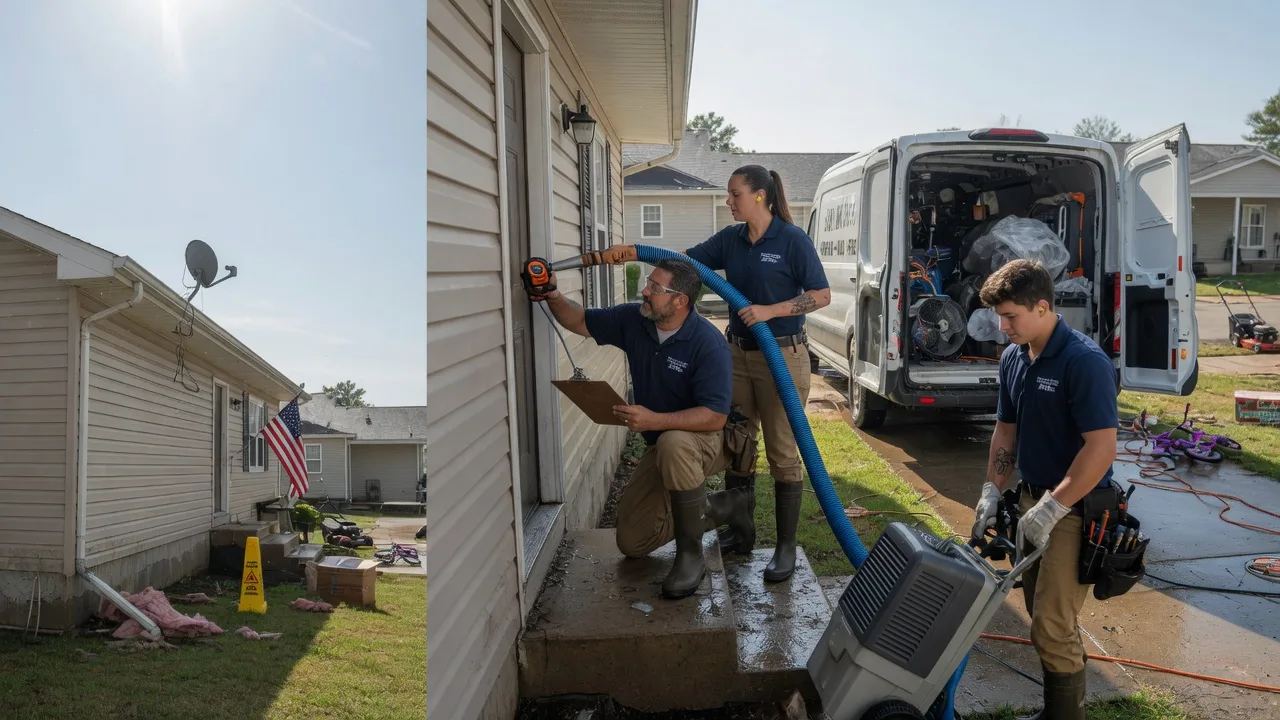 Ceiling Water Damage Restoration in Potsdam, NY near me